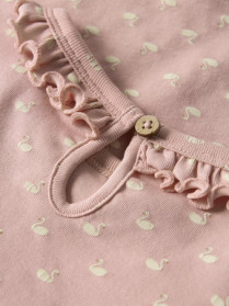 LIL ATELIER Bluse Gayo Peach Whip Swans